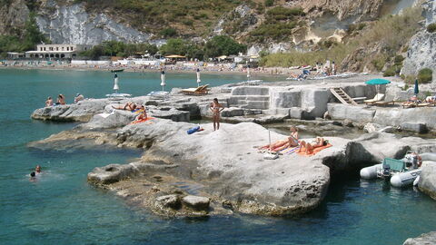 Beach on one of the Pontine Islands