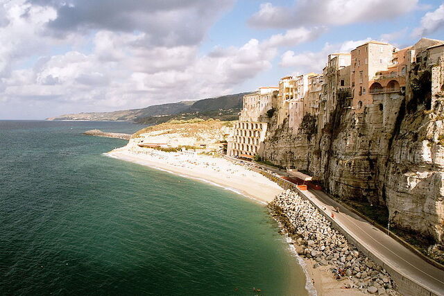 The cliffs of Tropea in Calabria