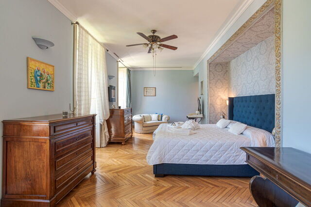 One of the suites in Villa Gallietta