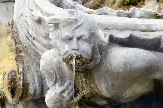 Fountain of Frogs, detail