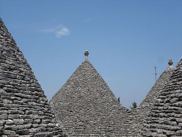 roof tops of trulli