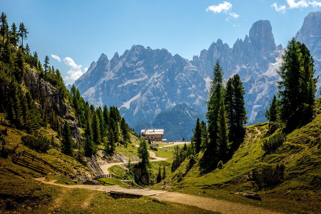Spring in Italian mountains