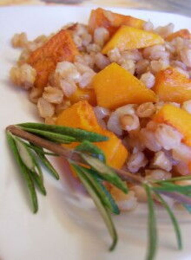 Farro and Roasted Butternut Squash
