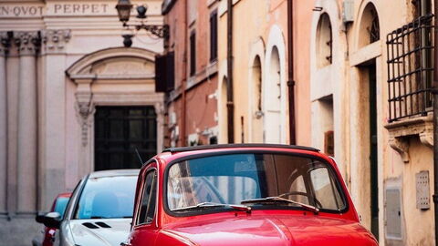 A car in Italy
