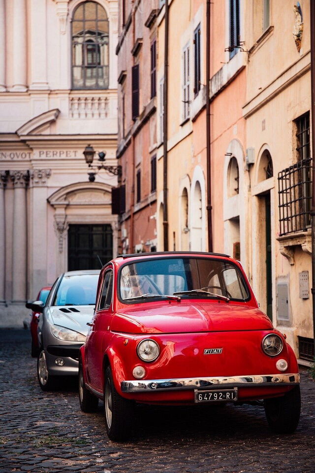 A car in Italy