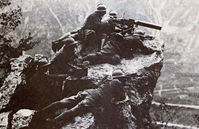 Soldiers on Mount Grappa