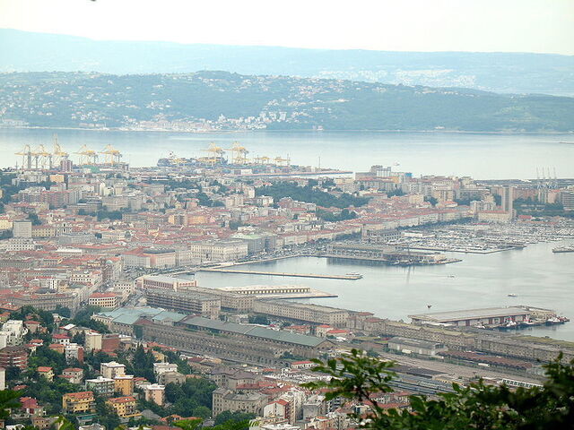 View over Trieste