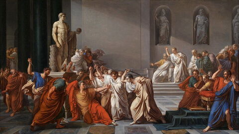 Camuccini's Death of Caesar