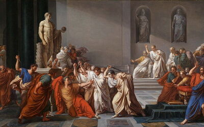 Camuccini's Death of Caesar