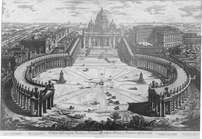 St Peter's Square, Piranesi