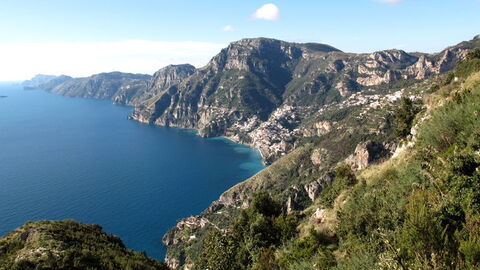 view of amalfi coast