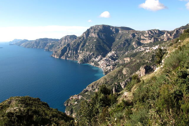 view of amalfi coast