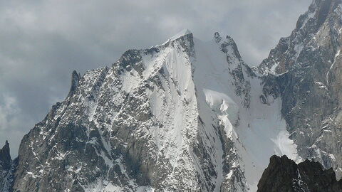 View of Aiguille Blanche de Peuterey
