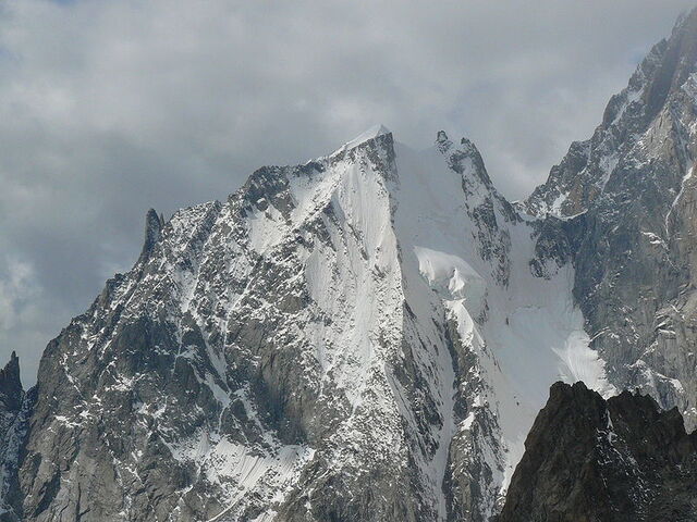 View of Aiguille Blanche de Peuterey