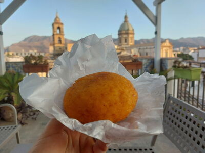 Arancina, Palermo
