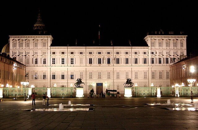 Turin city's royal palace