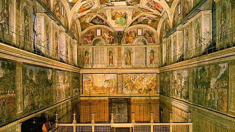Inside the sistine chapel