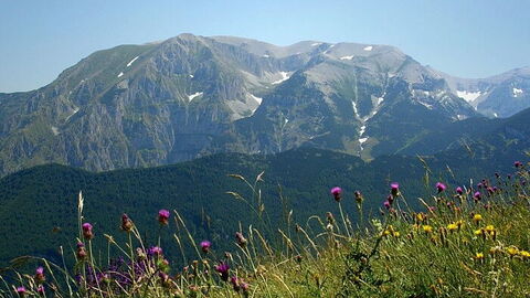 View of the Apennines