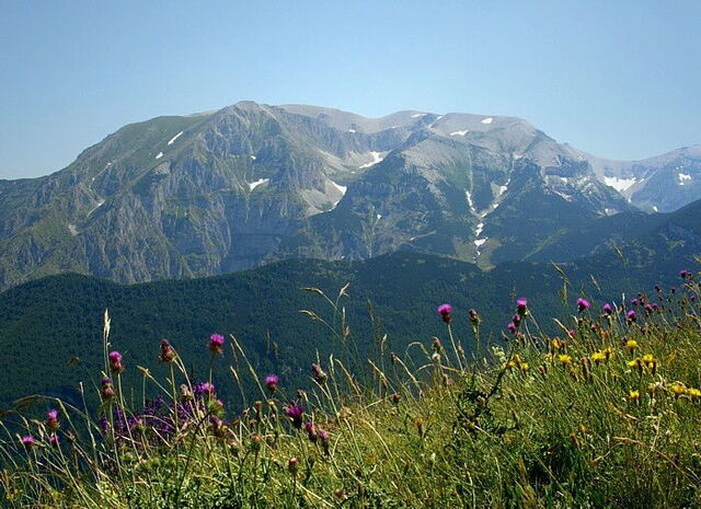 View of the Apennines