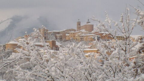 Camerino in the snow