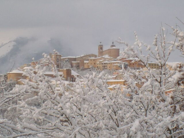 Camerino in the snow