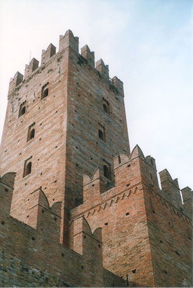 Castle tower in Castell'Arquato
