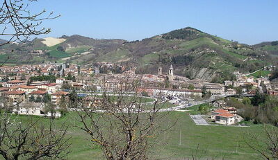 View of Urbania town