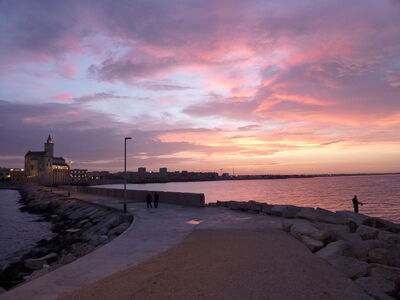 Trani, sunset