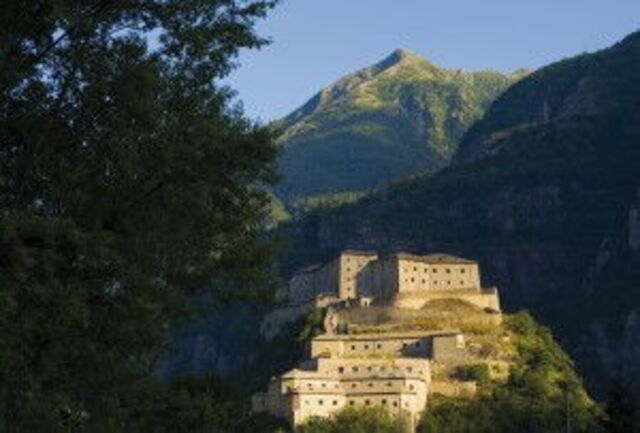 Italy, Valle d'Aosta, Bard, the fortress