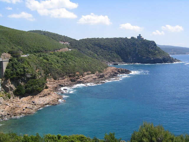 Tuscany coastline in Livorno