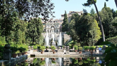 A pond at Villa d'Este