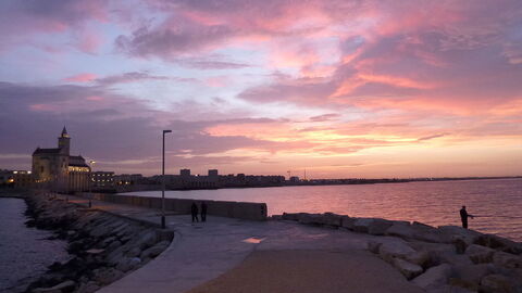 Trani, sunset