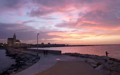 Trani, sunset