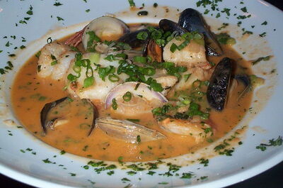 typical fish stew dish