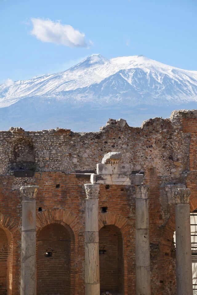 Etna from Taormina