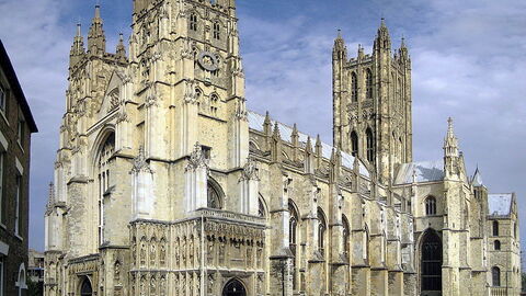 Beginning of via Francigena at Canterbury