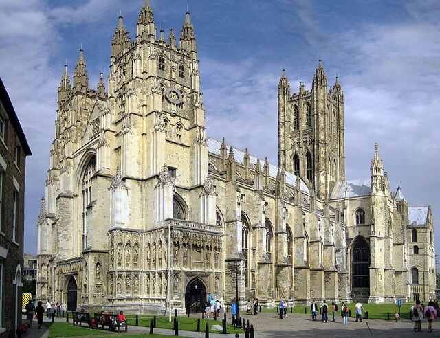 Beginning of via Francigena at Canterbury