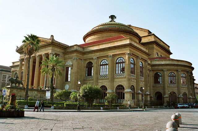 The opera house, Teatro Massimo