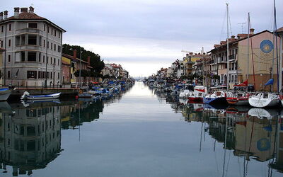 Grado's seaside port
