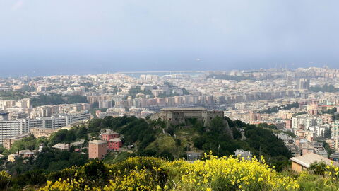 View of Genova city