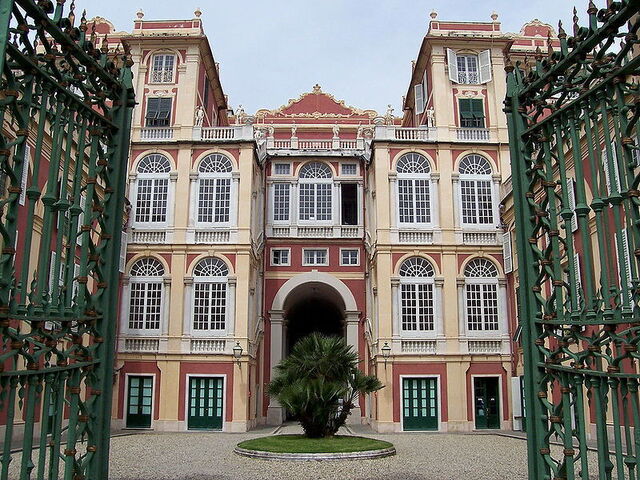 Palace in Genova city