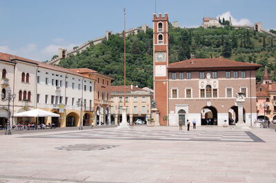 The famous chess square of Marostica