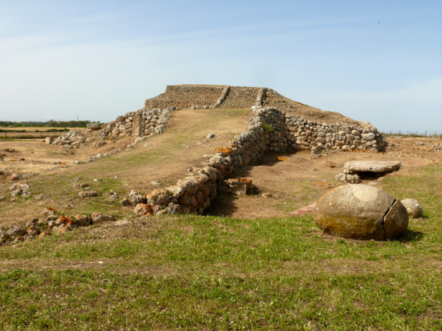 The ancient Monte d'Accoddi