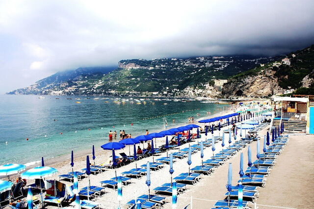 Maiori beach