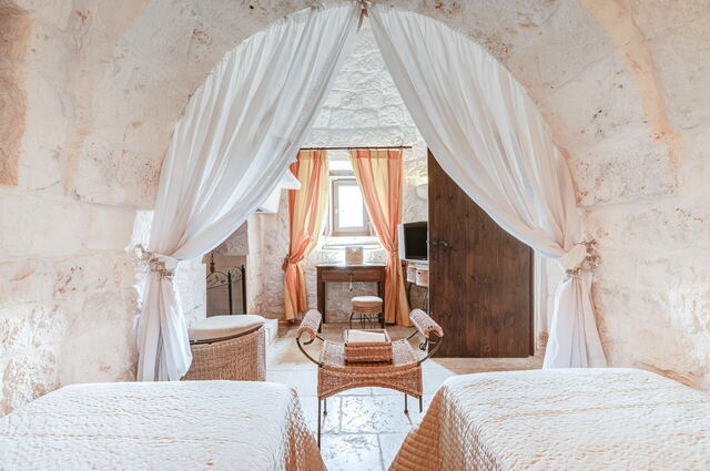 Trullo Agapanto, bedroom