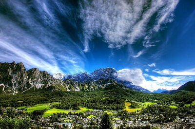 Mountains in Cortina D'Ampezzo