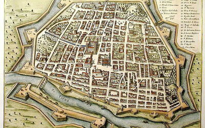 Medieval Ferrara Map