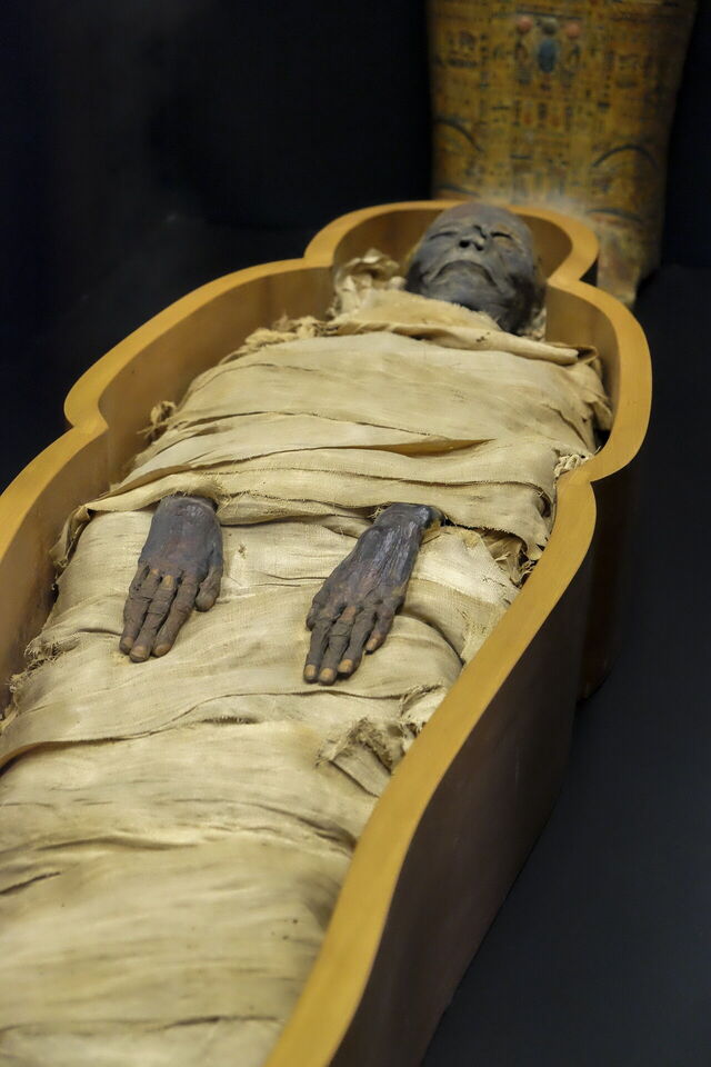 A mummy in the Vatican Museums