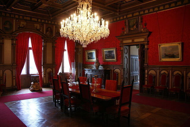 Interior dining room