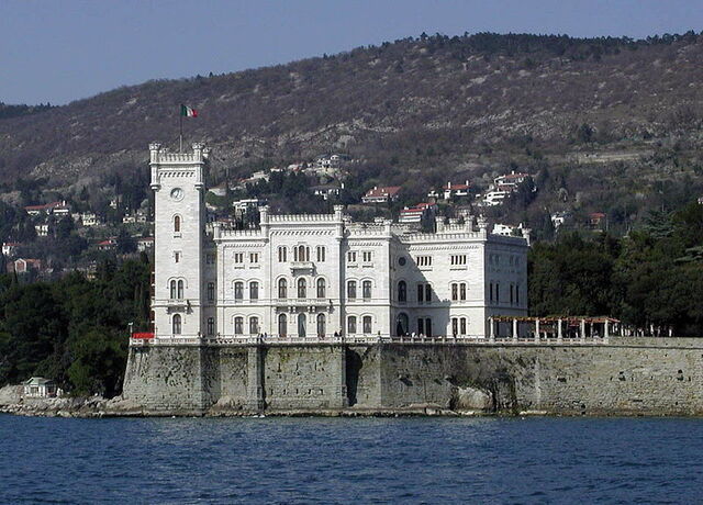 View of Miramare castle